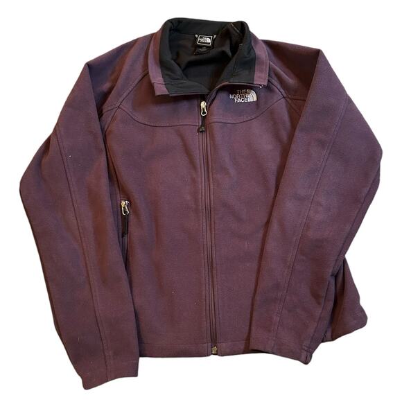 The North Face Windwall Soft Shell Jacket Purple Large Full Zip Hiking Gorp - Picture 1 of 5